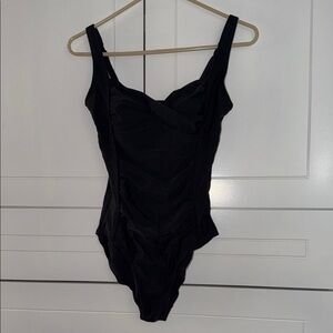 Merona Classic Black One-Piece Swimsuit